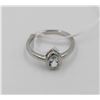 Image 1 : #18-SKY BLUE TOPAZ GEMSTONE RING SIZE 7.5