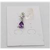 Image 1 : #28-PURPLE AMETHYST GEMSTONE PENDANT