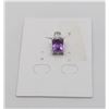 Image 1 : #31-PURPLE AMETHYST GEMSTONE PENDANT