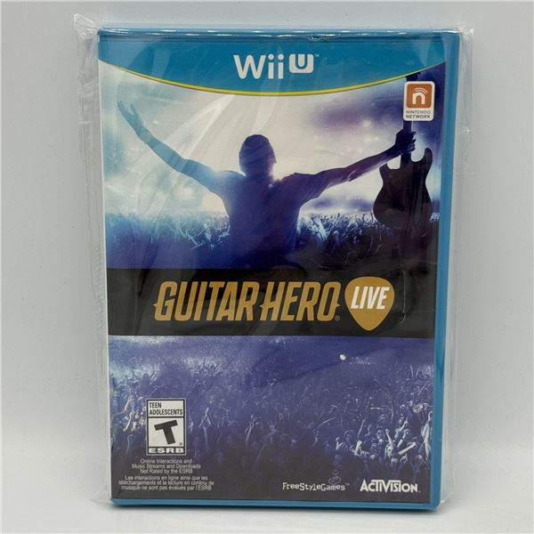 CERTIFIED REFURBISHED WII U GUITAR HERO LIVE