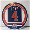 KEVIN LOWE JERSEY RETIREMENT NIGHT SIGN