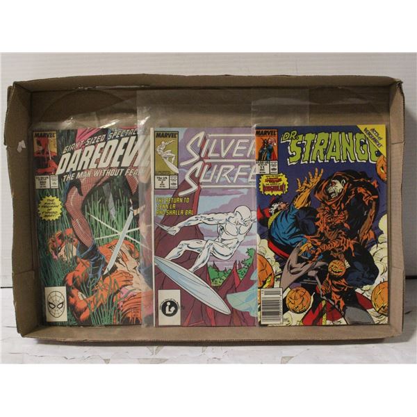 LOT OF 3 VINTAGE 1987,88,89 MARVEL COMECS