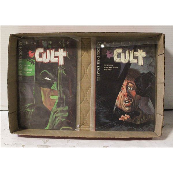 LOT OF 2 VINTAGE 1988 DC  BATMAN THE CULT COMIC