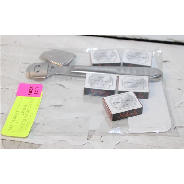 52 PCS CALLUS SHAVER SET INCUDES 50 PCS