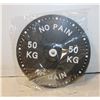 Image 1 : NEW 45 LB PLATE NOVELTY CLOCK