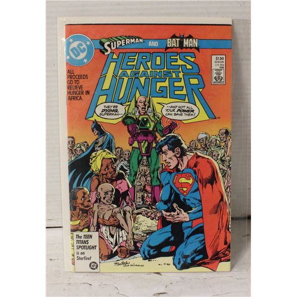 HEROES AGAINST HUNGER #1 DC COMICS
