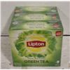 Image 1 : 3 BOXES LIPTON GREEN TEA, 100 TEA BAGS EACH