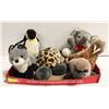 Image 1 : BOX OF 6 WILDLIFE STUFFED ANIMALS