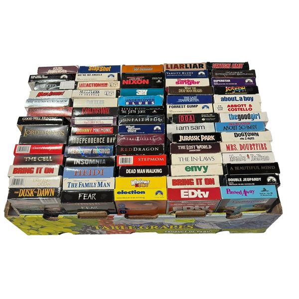 LOT OF 70 VHS MOVIES