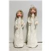 Image 1 : 2 ANGELS. CHRISTMAS DECOR. 17 "