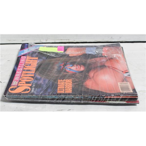 7 VINTAGE WWF MAGAZINES
