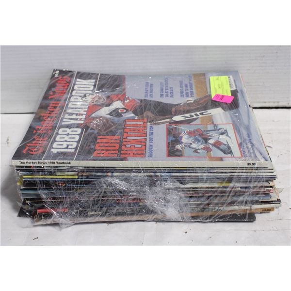 LOT OF VINTAGE HOCKEY MAGAZINES