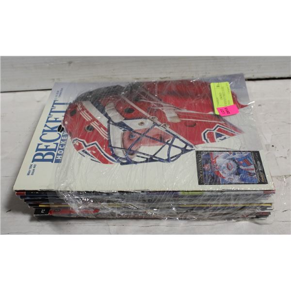 LOT OF HOCKEY PRICE GUIDE MAGAZINES