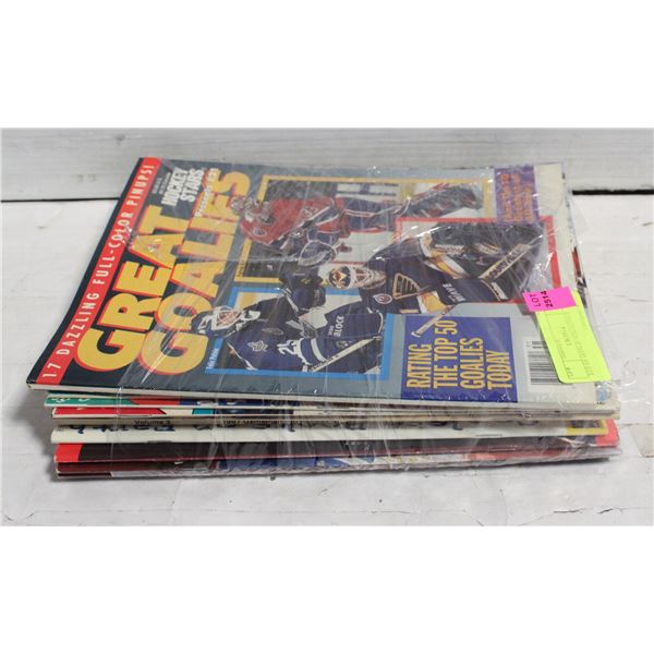 LOT OF GOALIE MAGAZINES