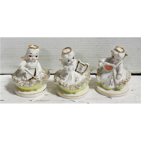 BOX OF 3 VINTAGE LEFTON BLUME ANGELS 1950'S
