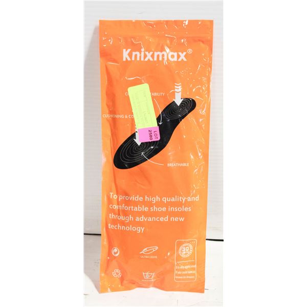PAIR OF KNIMAX MEMORY FOAM ABSORTION INSOLES