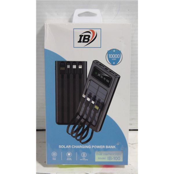 UNCLAIMED BRAND NEW SOLOR POWER BANK
