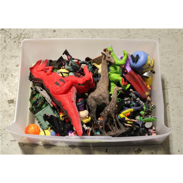 FLAT OF ASSORTED TOYS