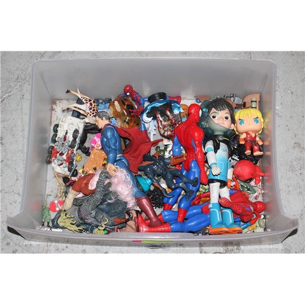 FLAT OF ASSORTED TOYS