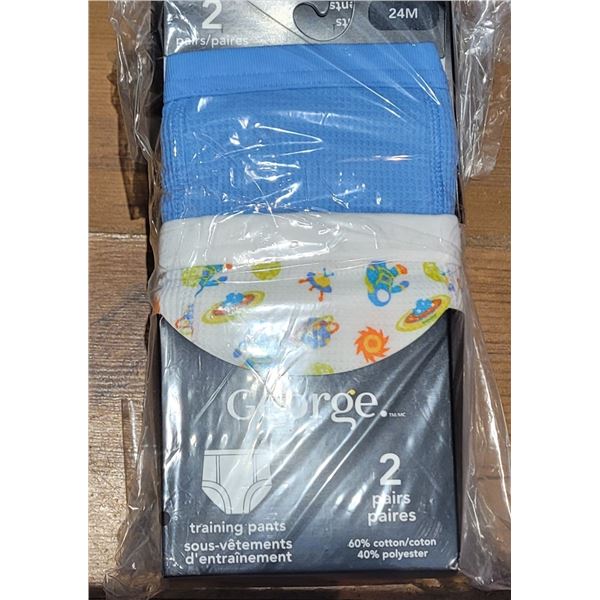 2) LOT OF 3 PACKAGES OF 2 PAIRS EACH OF 24 MONTHS