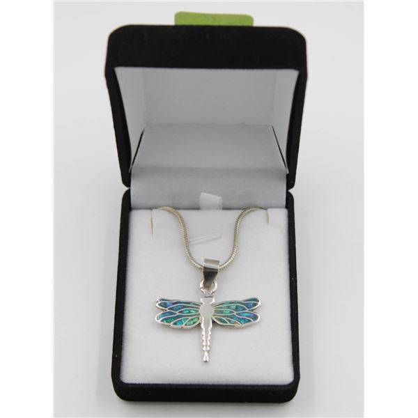 "925" SILVER DRAGONFLY PENDANT