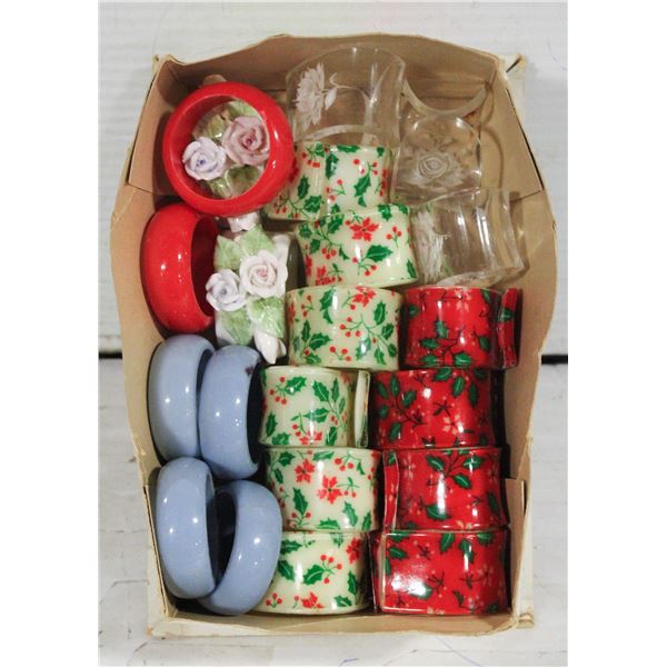 21 VINTAGE NAPKIN HOLDERS