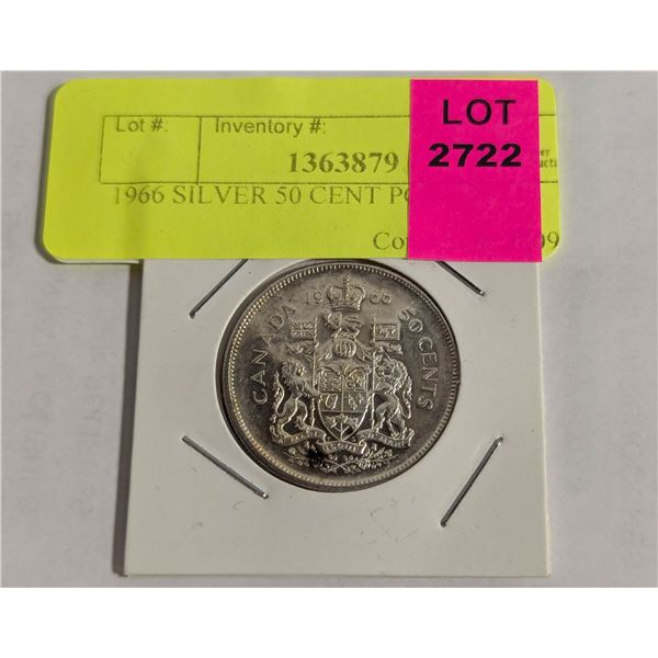 1966 SILVER 50 CENT PCS