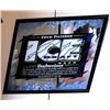 Image 1 : 3) FRAMED 26" X 22" BUDWEISER FRAMED, MIRROR.