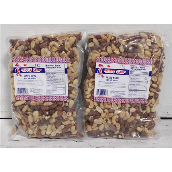 TWO KG NUTTY CLUB MIXED NUTS