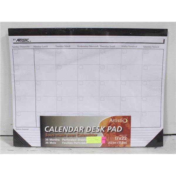 SET OF TWO - 36 MONTH CALENDAR DESK PADS