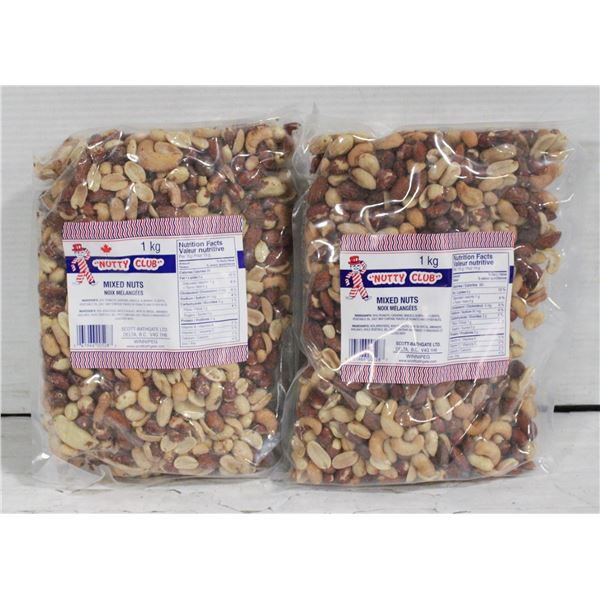 2K‘S NUTTY CLUB MIXED NUTS NO VISIBLE BEST BEFORE