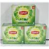 Image 1 : THREE BOXES OF LIPTON GREEN TEA