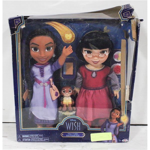 DISNEY WISH ASHA & DAHLIA BEST FREINDS PACK