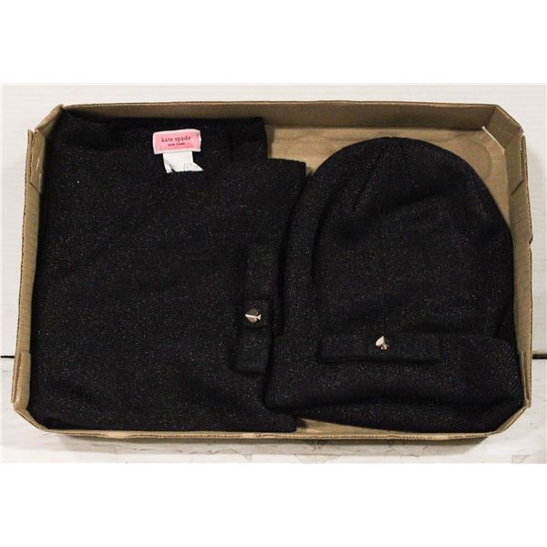 KATE SPADE SCARF AND TOUQUE SET