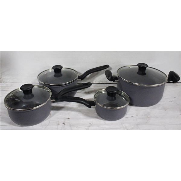 NEW CONDITION 8PC T-FAL POT SET