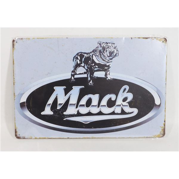 NEW MACK THEME METAL WALL ART 8" X 12