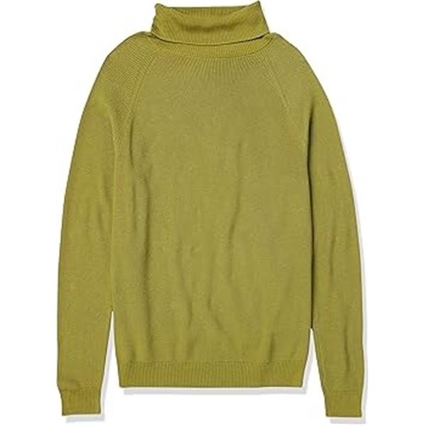 NEW AMAZON ESSENTIALS MENS COTTON RIB KNIT TURTLE