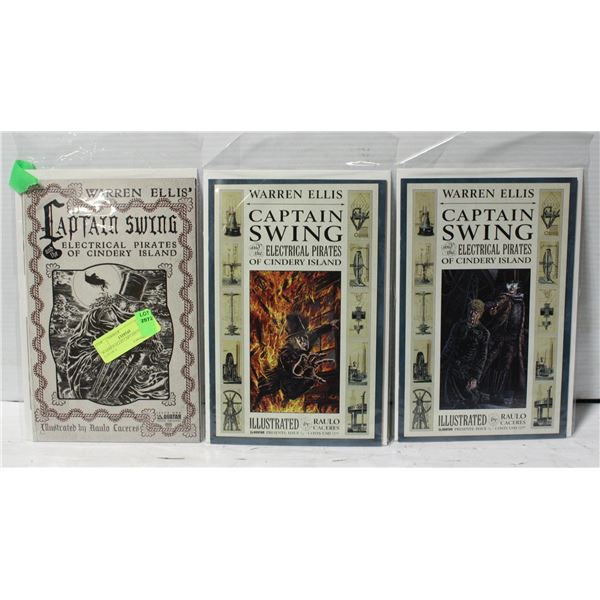 WARREN ELLIS CAPTAIN SWING ? LOT OF 3