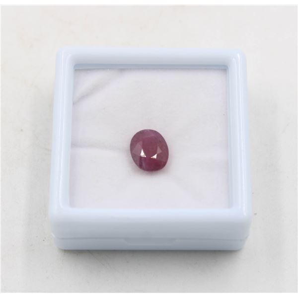 #28-HEATED RUBY GEMSTONE 3.95 CT