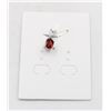 Image 1 : #240-UNHEATED GARNET & CZ  PENDANT