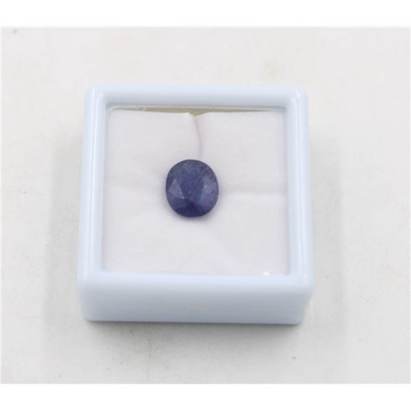 #13-HEATED BLUE SAPPHIRE GEMSTONE  5.65 CT