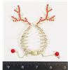 Image 1 : NEW RHINESTONE REINDEER BUN HAIR CLIP