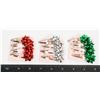 Image 1 : NEW 12PC CHRISTMAS BOW SNAP CLIP HAIR CLIPS