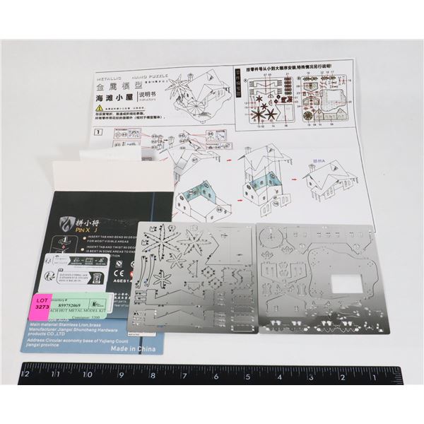 NEW BEACH HUT METAL MODEL KIT