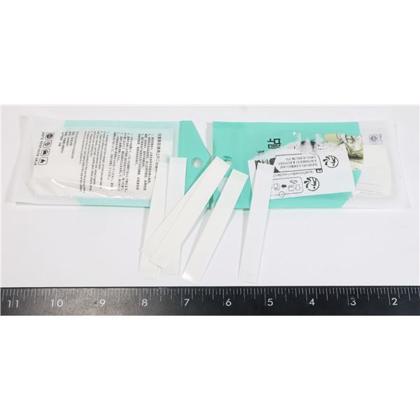2 NEW PACKS THIN STRAP TAPE STRIPS