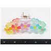 Image 1 : NEW MULTI-COLOR FLOWER CLAW HAIR CLIP