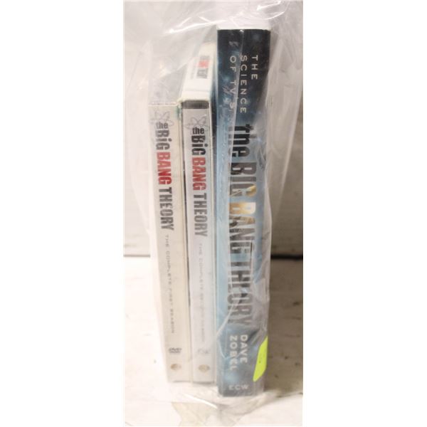 BIG BANG THERORY BOOK & SEASON 1 & 2 - ESTATE