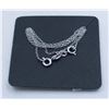 Image 1 : #64-STERLING SILVER NECKLACE 2 PCS