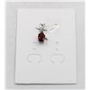 Image 1 : #241-UNHEATED GARNET & CZ  PENDANT