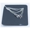 Image 1 : #61-STERLING SILVER NECKLACE 2 PCS